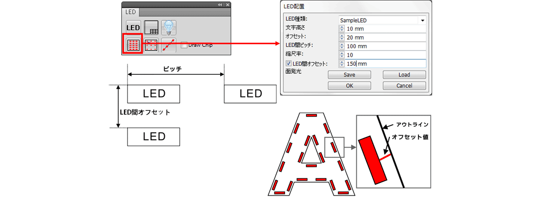 Led配置 S イラストレータープラグインのカスタマイズ開発 販売 コムネット